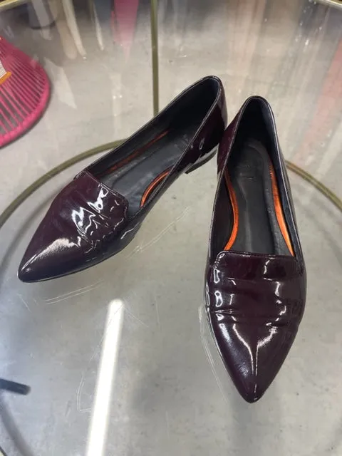 Paul Smith Burgundy Patent flats 38