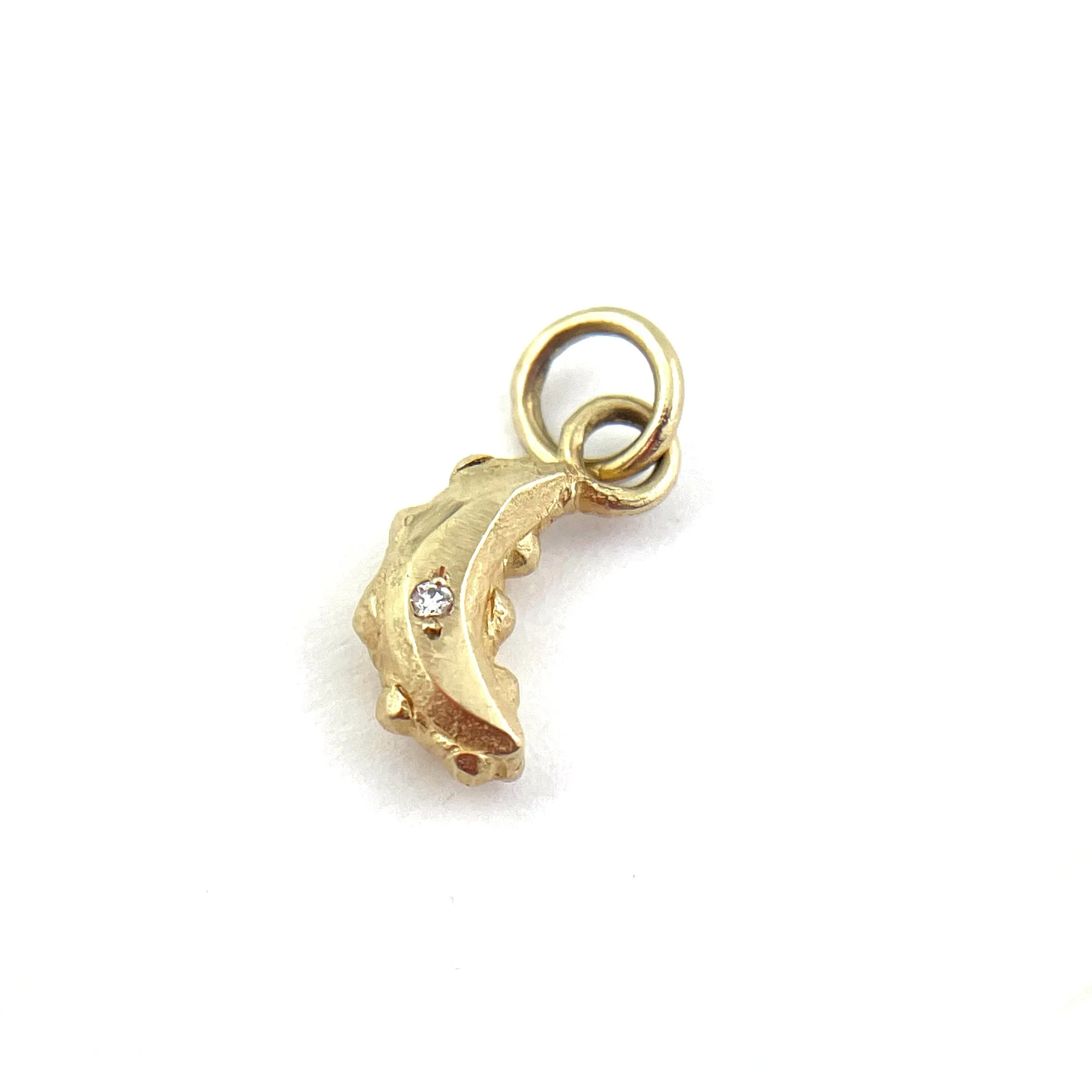 Petite CRESCENT MOON Necklace - Gold