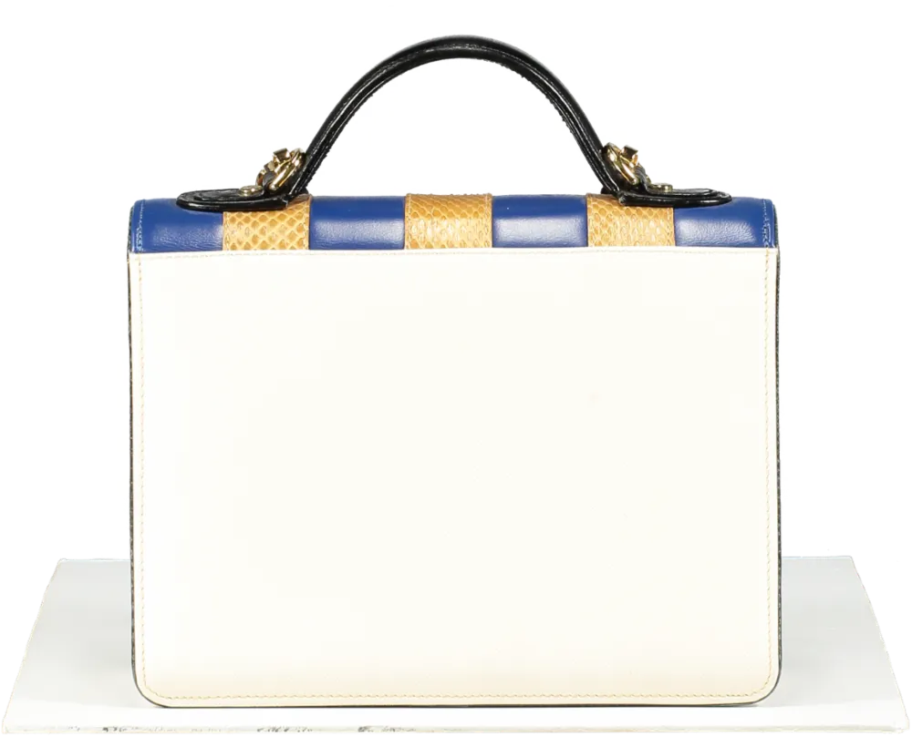 pittdar & bhur Cream Box Hand Bag