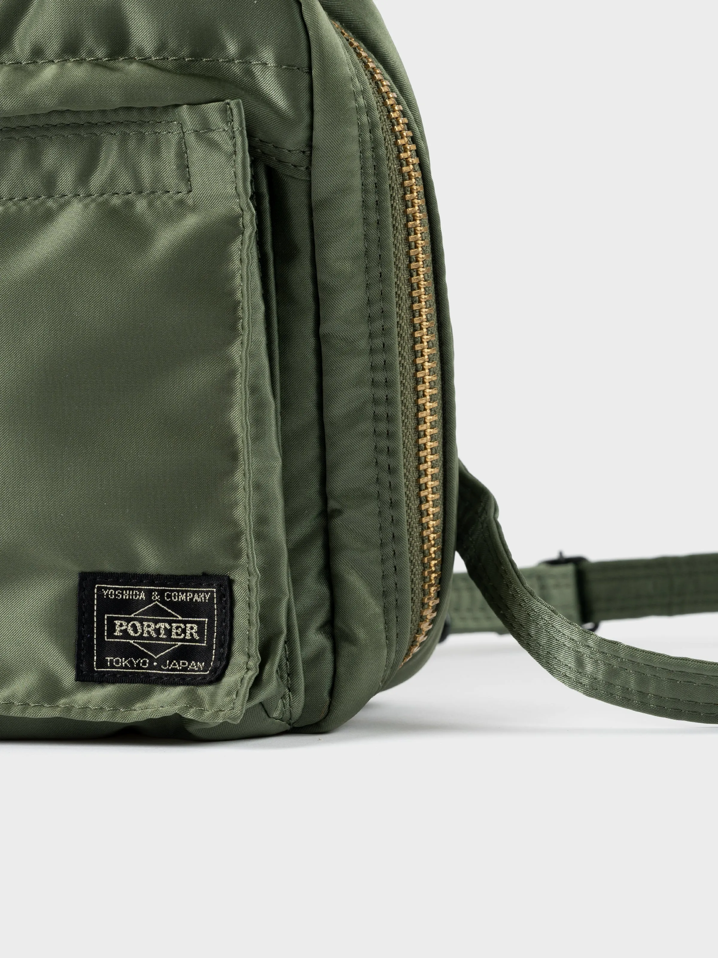 Porter-Yoshida & Co Tanker Square Shoulder Bag - Sage Green