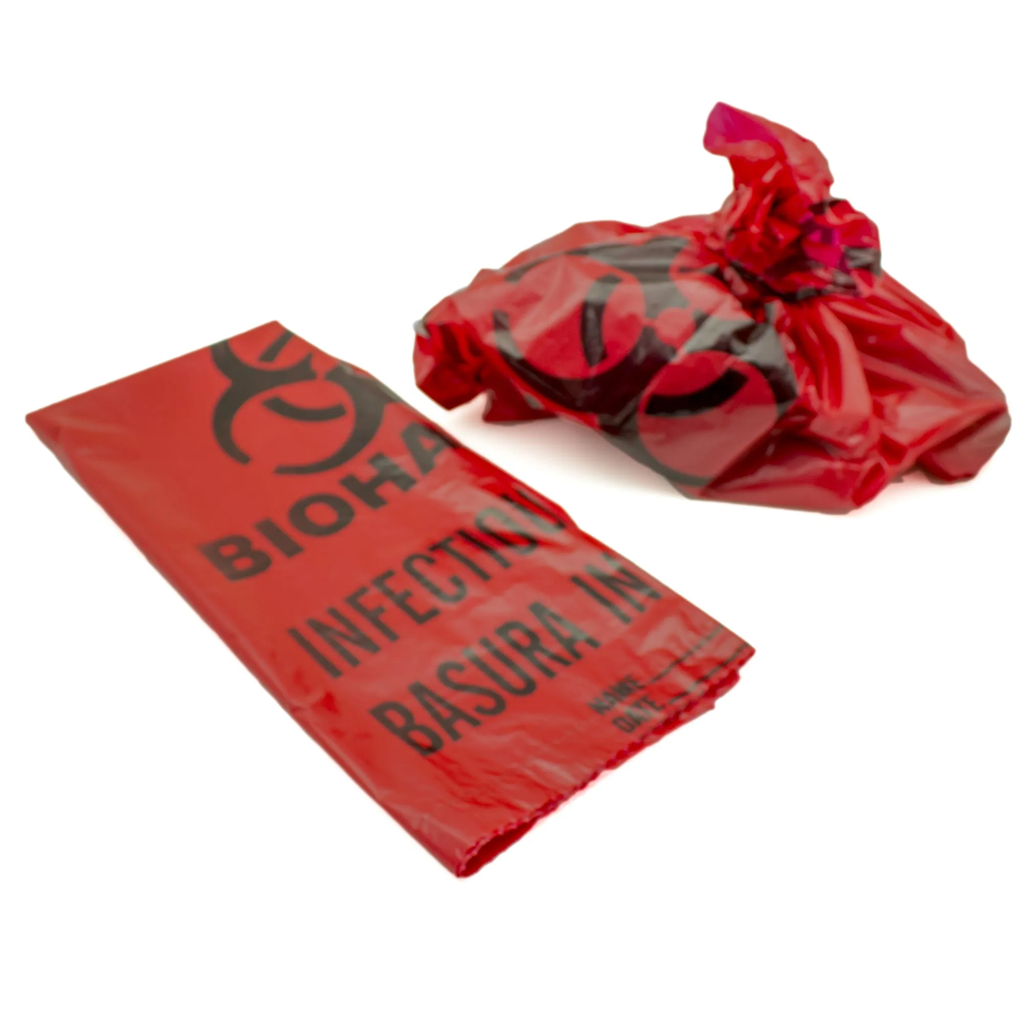 Red Biohazard Bag