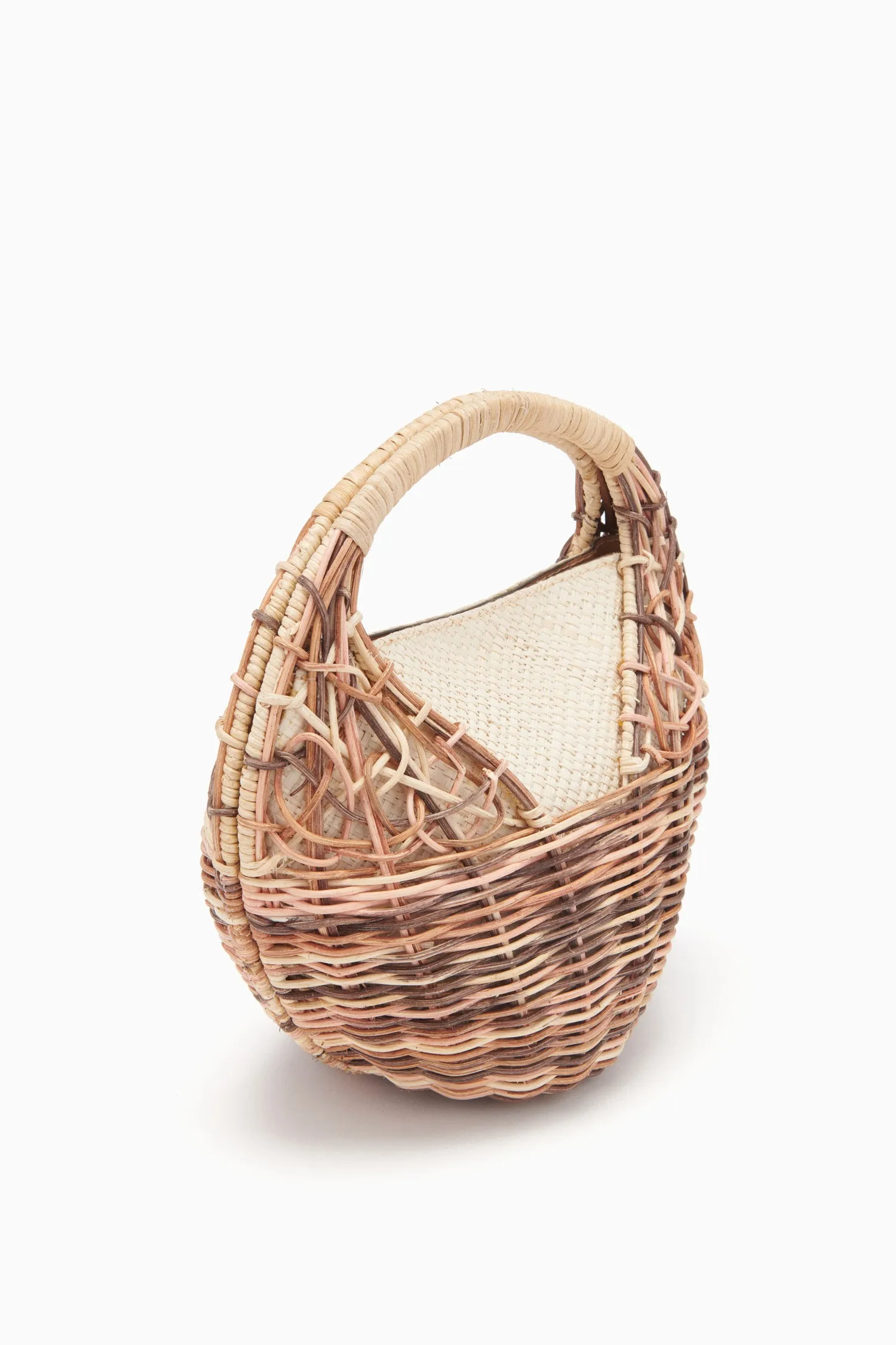 Seashell Wicker Bag - Driftwood