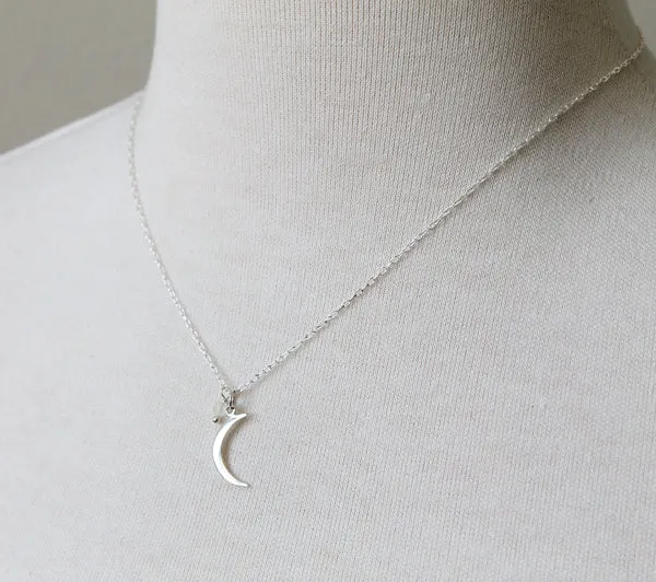 Small Moon Necklace