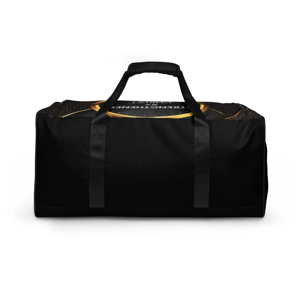 Strengthened by Christ Duffle Bag