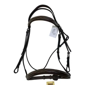 Suffolk by Dover Classic Hunter Bridle in Havana - Full