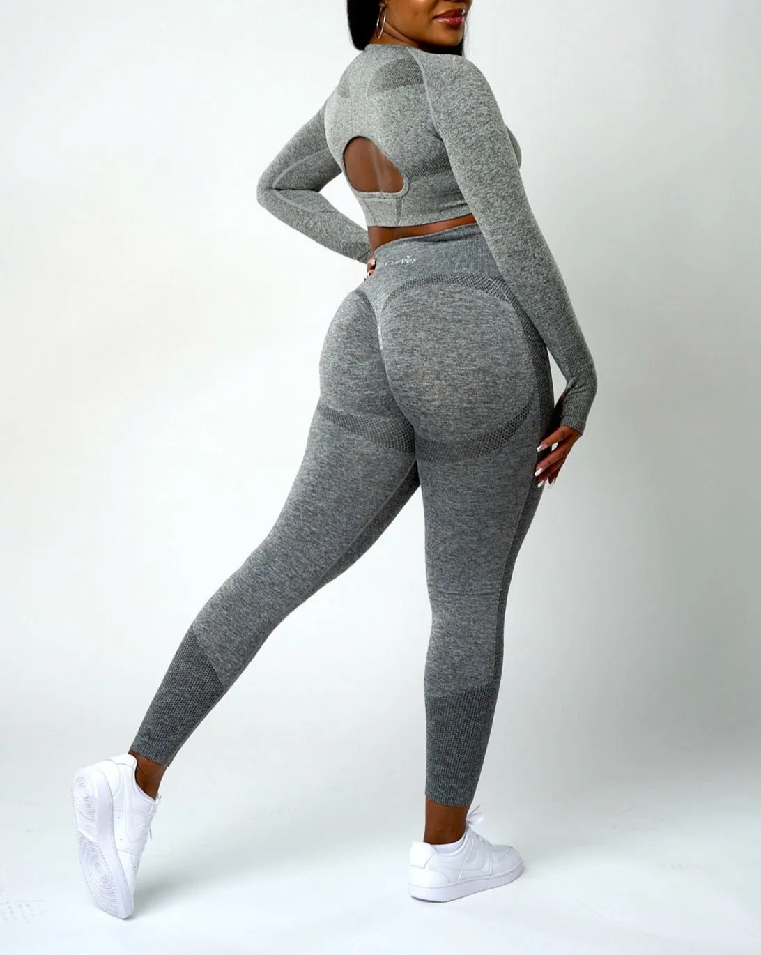 Sujey Scrunch Leggings - Grey