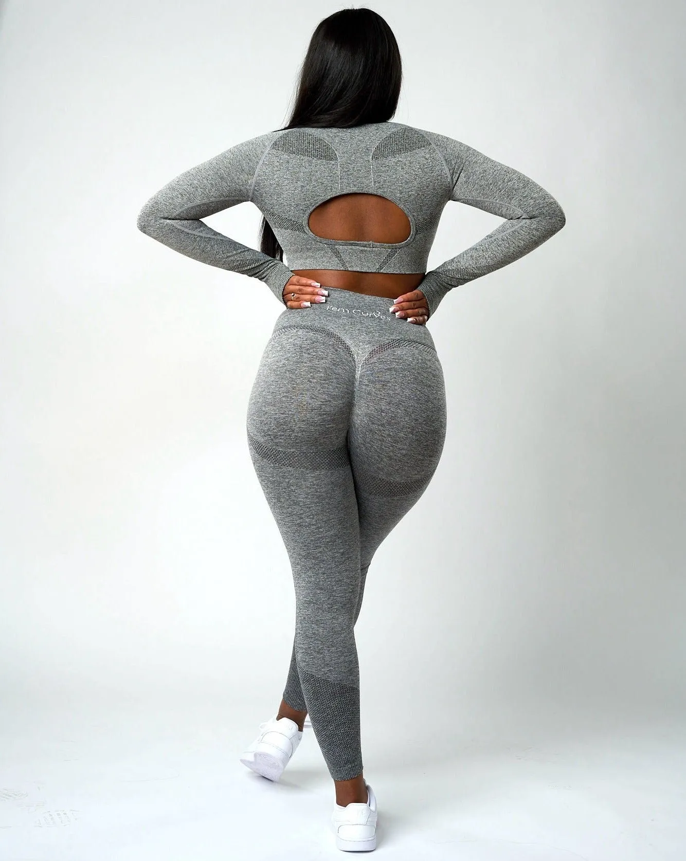 Sujey Scrunch Leggings - Grey