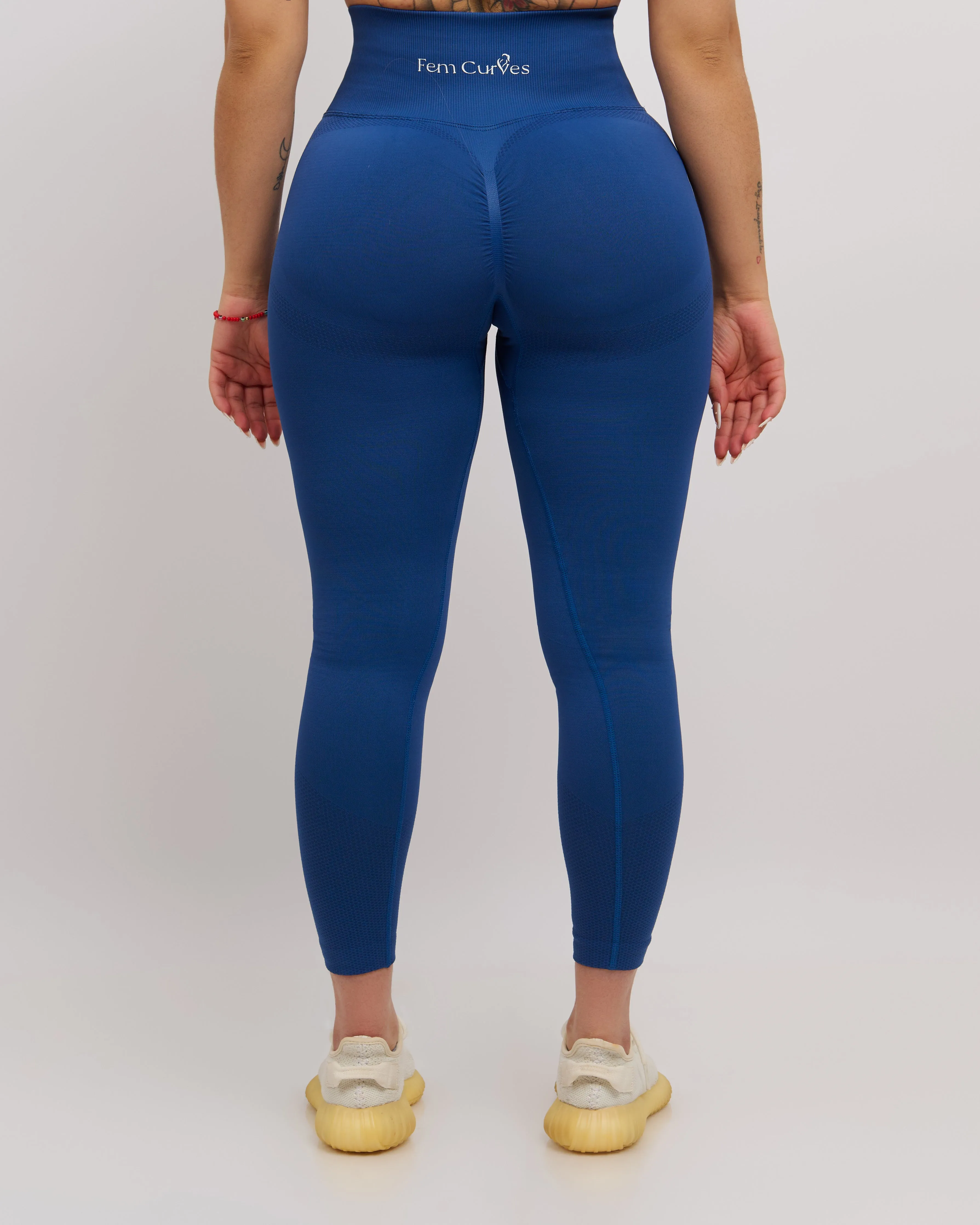 Sujey Scrunch Leggings - Pacific Blue