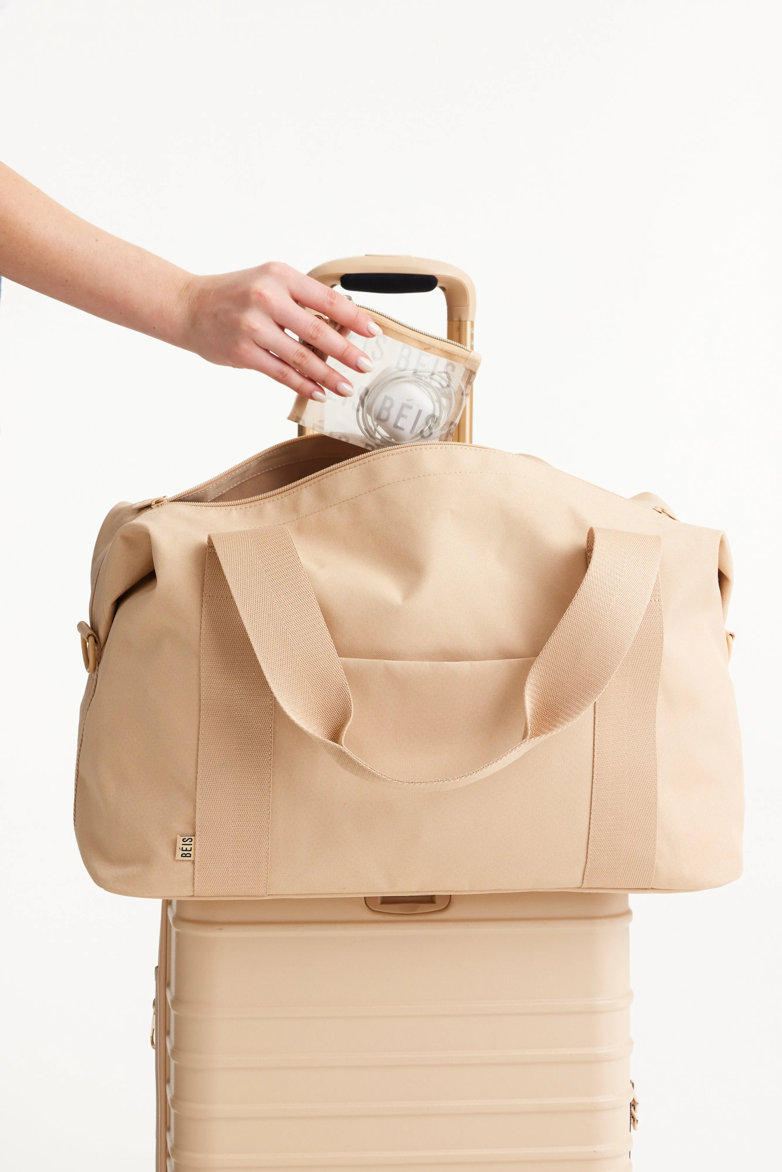 The BISics Duffle in Beige