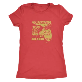 The Coliseum "Roller Follies" Women's Tri-blend Tee