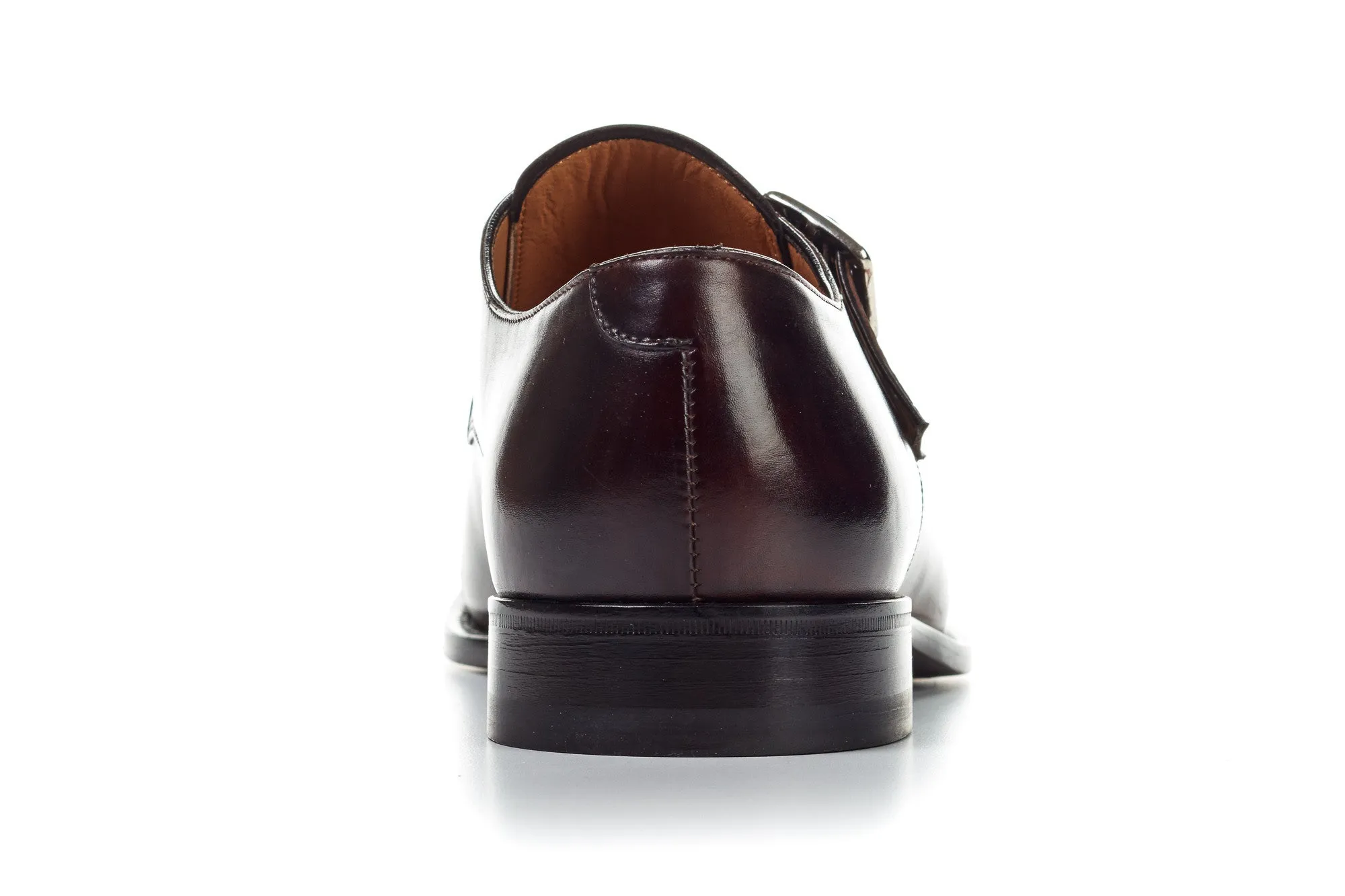 The Olivier Single Monk Strap - Chocolate