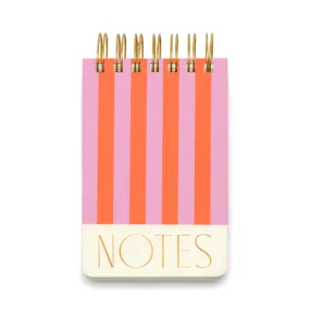 Twin Wire Notepad - Stripes