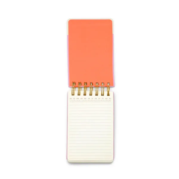 Twin Wire Notepad - Stripes