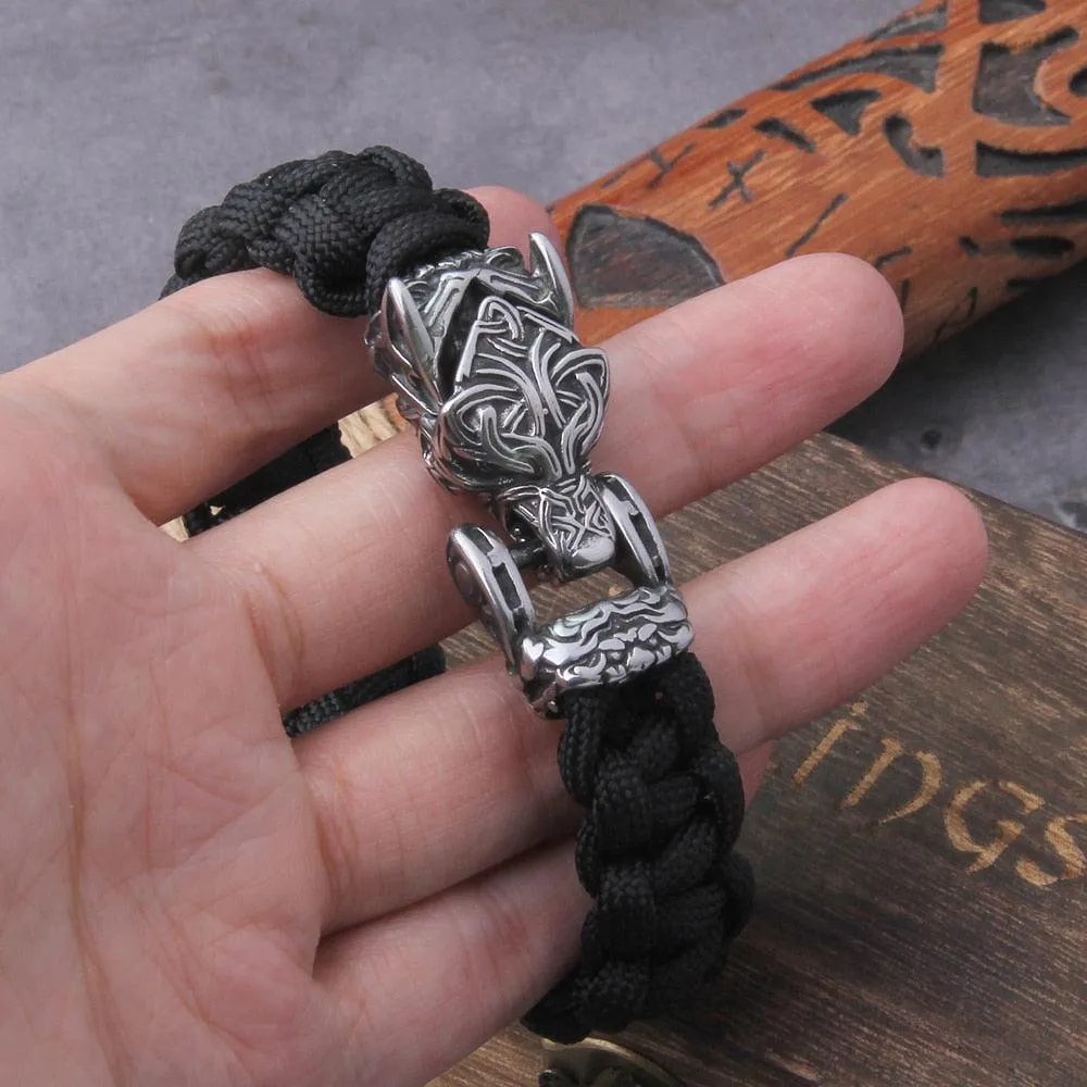 Viking Paracord Bracelet Fenrir