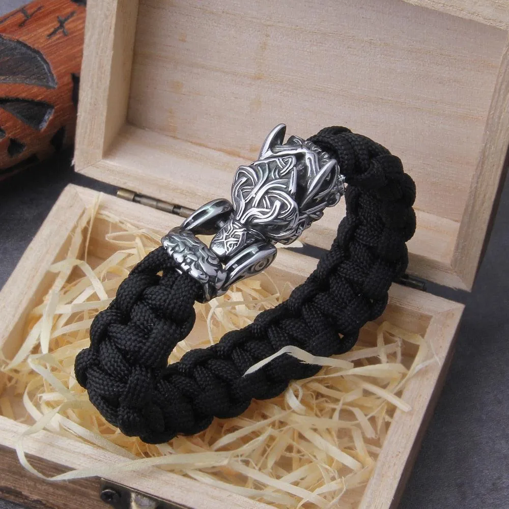 Viking Paracord Bracelet Fenrir