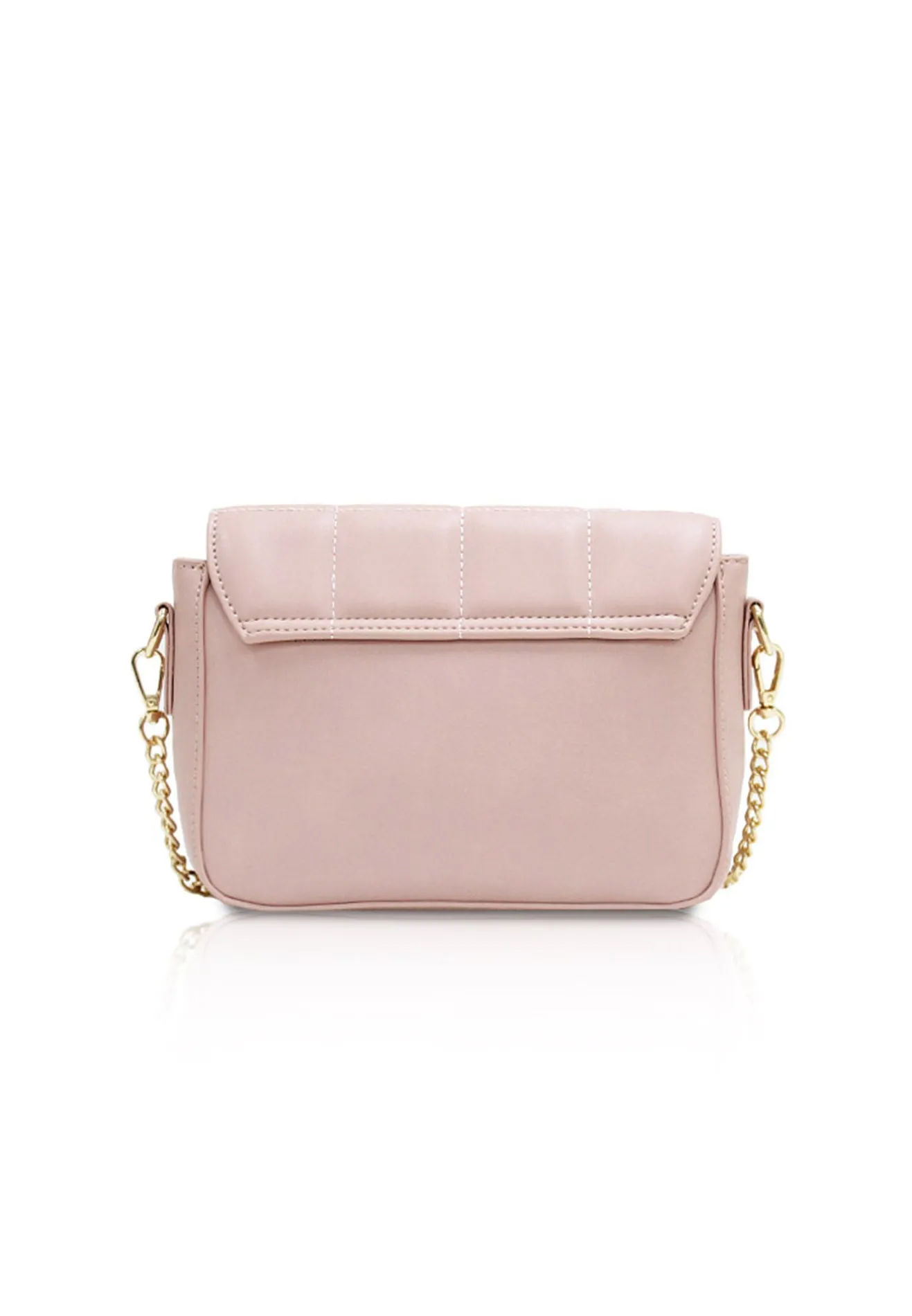 VOIR BELLE Puff Quilted Flap Crossbody Bag