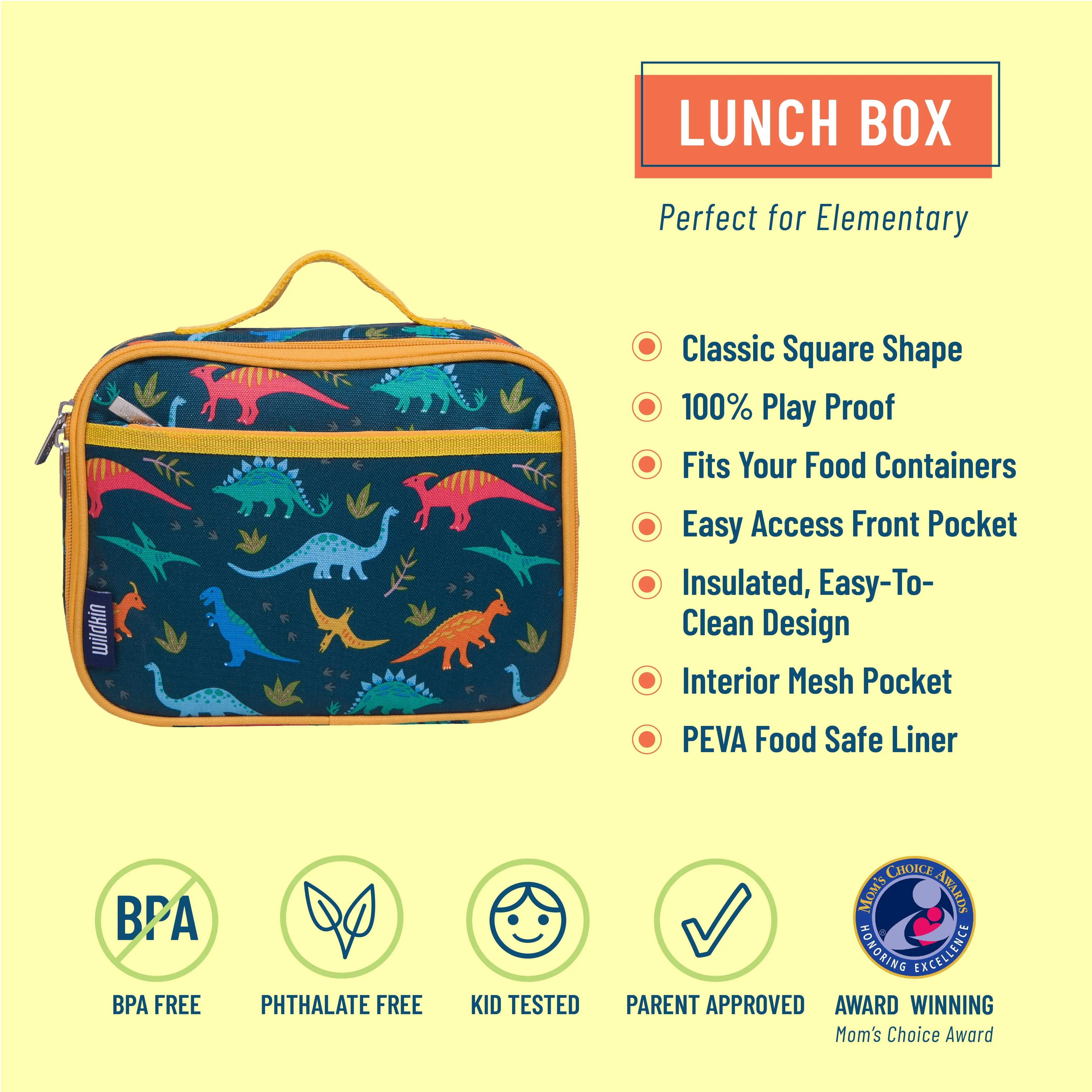 Wildkin Jurassic Giants Lunch Box Bag