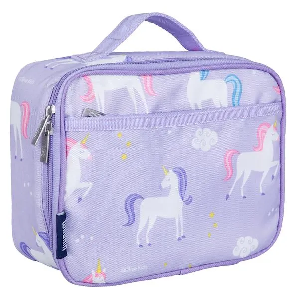 Wildkin Olive Kids Unicorns Lunch Box Bag [BPA-Free]