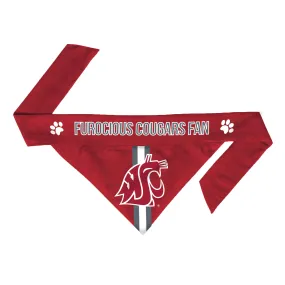 WSU Double Sided Pet Team Bandana