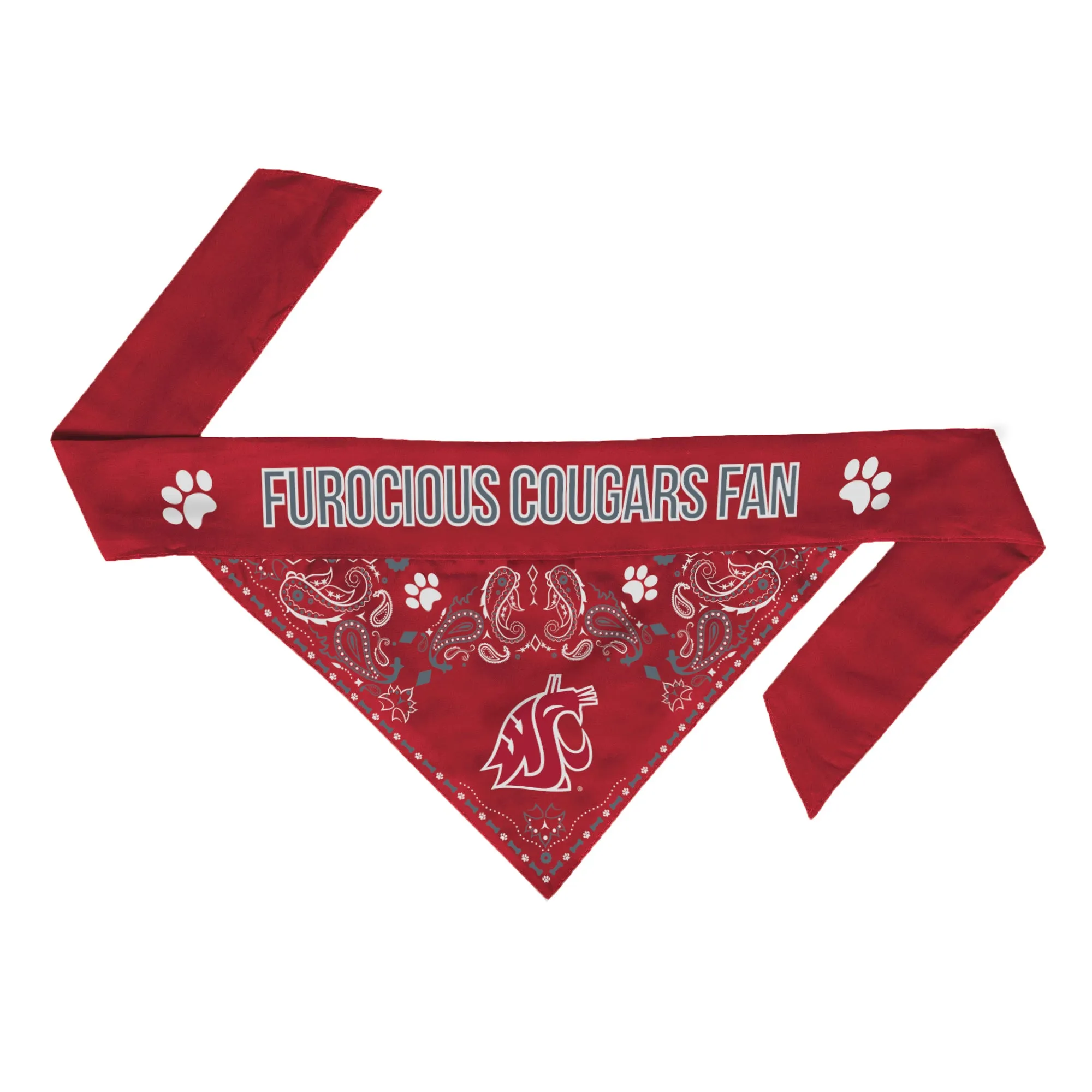 WSU Double Sided Pet Team Bandana